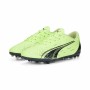 Fotbollsskor för barn Puma Ultra Play MG Jr Limegrön Unisex