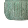 Cache-pot 21,5 x 21,5 x 14,5 cm Turquoise Ciment