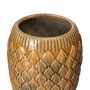 Blumentopf 18,5 x 18,5 x 23 cm aus Keramik Senf
