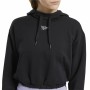 Women’s Hoodie Reebok Sportswear Cropped Black