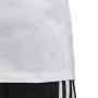 Women’s Short Sleeve T-Shirt Adidas 3 stripes White (36)