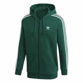 Men's Sports Jacket Adidas 3 stripes Dark green