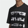 Herren Kurzarm-T-Shirt Adidas R.Y.V. Message Schwarz