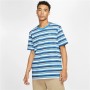 Men’s Short Sleeve T-Shirt Nike Stripe Tee Blue