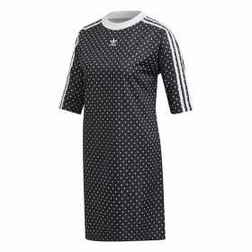 Kleid Adidas Tee Dress Schwarz