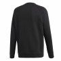 Men’s Sweatshirt without Hood Adidas 3 stripes Black