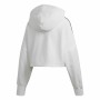 Women’s Hoodie Adidas Cropped White