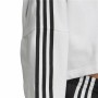 Damen Sweater mit Kapuze Adidas Cropped Weiß