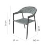 Kerti szék Nadia Aluminium