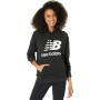 Damen Sweater mit Kapuze New Balance Schwarz