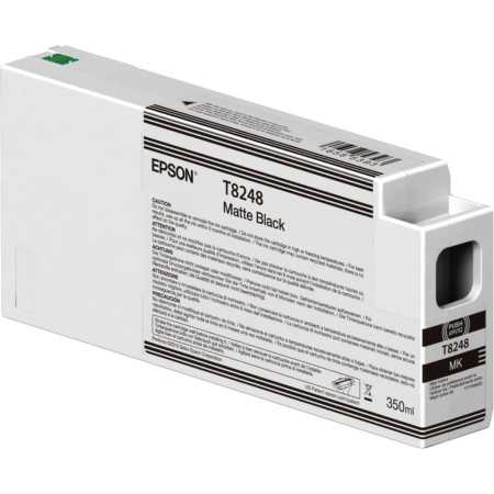 Original Tintenpatrone Epson C13T824800 Schwarz Matte Hinterseite