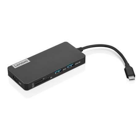 Hub USB Lenovo 4X90V55523 Schwarz