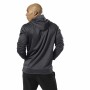 Women’s Hoodie Reebok Ready Poly Fleece Dark grey