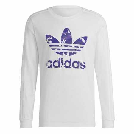 Men’s Long Sleeve T-Shirt Adidas Originals Camo STR White