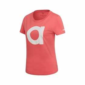 T-shirt med kortärm Dam Adidas Essentials Ljusrosa