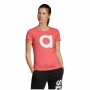 Women’s Short Sleeve T-Shirt Adidas Essentials Light Pink