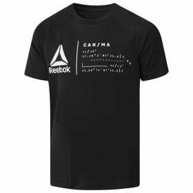 Kurzarm-T-Shirt für Kinder Reebok Wor Schwarz