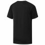 Kurzarm-T-Shirt für Kinder Reebok Wor Schwarz