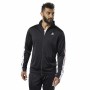 Men's Sports Jacket Reebok Essentials Linear Logo Black