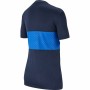 Child's Short Sleeve T-Shirt Nike Dri-FIT Academy Blue