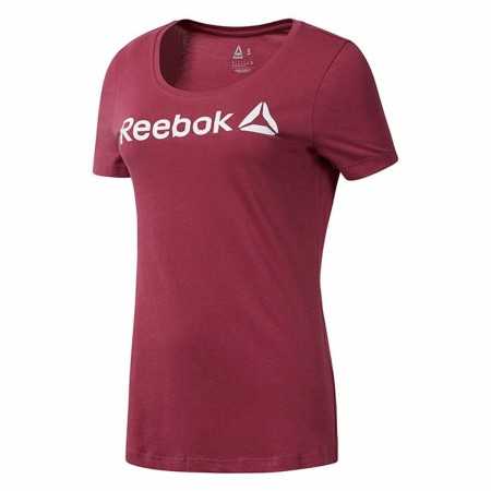 T-shirt med kortärm Dam Reebok Linear Hot Rosa