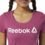 T-shirt med kortärm Dam Reebok Linear Hot Rosa