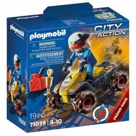Playset Playmobil City Action Offroad Quad 19 Pieces 71039