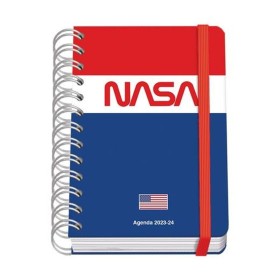 Agenda DOHE Nasa Flag 2023-2024 Multicouleur A6 12 x 17 cm