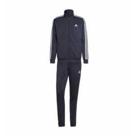 Tracksuit for Adults Adidas M 3S TR TT TS HZ2220 Men Navy Blue