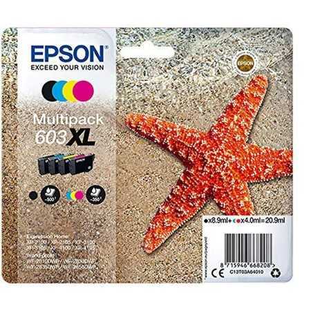 Original Ink Cartridge Epson C13T03A64020 4 Pieces Black Multicolour