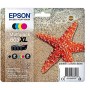 Original Bläckpatron Epson C13T03A64020 4 Delar Svart Multicolour