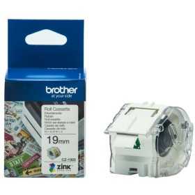 Etiquettes pour Imprimante Brother CZ1003 Jaune Blanc