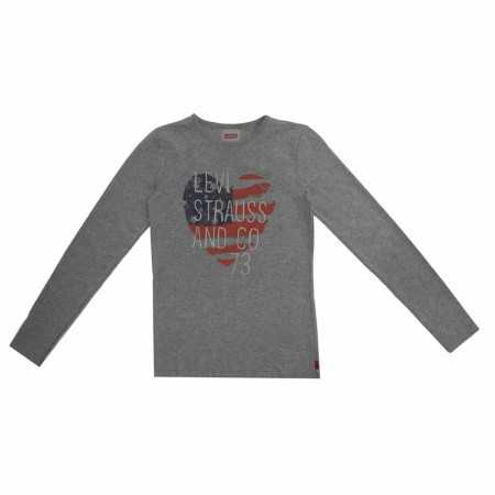 Children’s Long Sleeve T-shirt Levi's Fille Dark grey