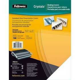 Binding covers Fellowes Crystals Transparent PVC A4 (100 Units)