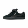 Casual Damenturnschuh Puma Suede Heart Ep Schwarz