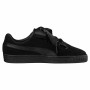 Casual Damenturnschuh Puma Suede Heart Ep Schwarz