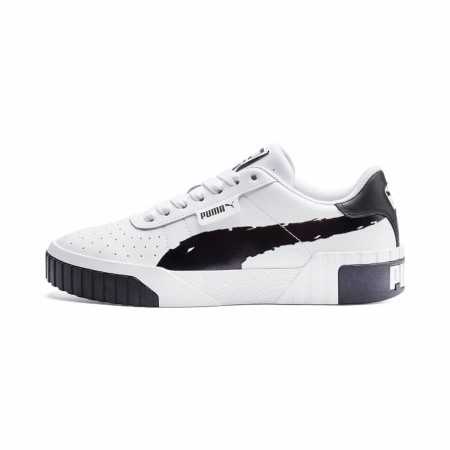 Chaussures de sport pour femme Puma Cali Brushed Wn's Blanc