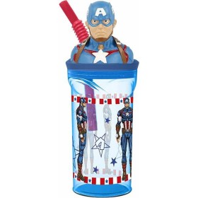 Flaska The Avengers Invencible Force Captain America 360 ml