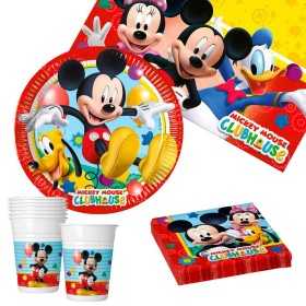 Set d'articles de fête Mickey Mouse 37 Pièces