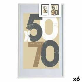 Photo frame 62,5 x 2,5 x 92,5 cm White Plastic MDF Wood (6 Units)
