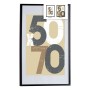 Photo frame 62,5 x 2,5 x 92,5 cm Black Plastic MDF Wood (6 Units)