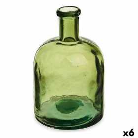 Flasche Dekoration Breite 15 x 23,5 x 15 cm grün (6 Stück)