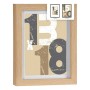 Photo frame 18 x 23 x 2,5 cm Natural Glass MDF Wood (6 Units)