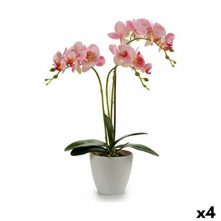 Dekorativ växt Orkidé Plast 20 x 49 x 26 cm (4 antal)