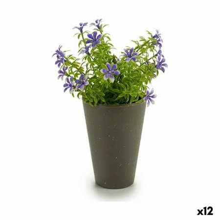 Plante décorative Fleur Plastique 12 x 19 x 12 cm (12 Unités)