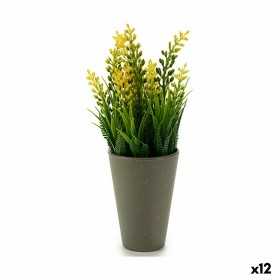 Decorative Plant Flower Plastic 12 x 22 x 12 cm (12 Units)