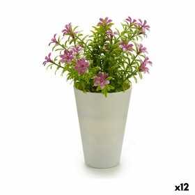 Plante décorative Fleur 12 x 20 x 12 cm Plastique (12 Unités)