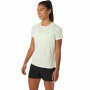 Damen Kurzarm-T-Shirt Asics Core Aquamarin