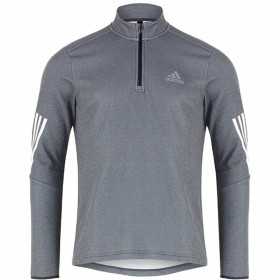 Herren Langarm-T-Shirt Adidas Training Grau