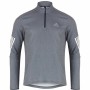 Herren Langarm-T-Shirt Adidas Training Grau